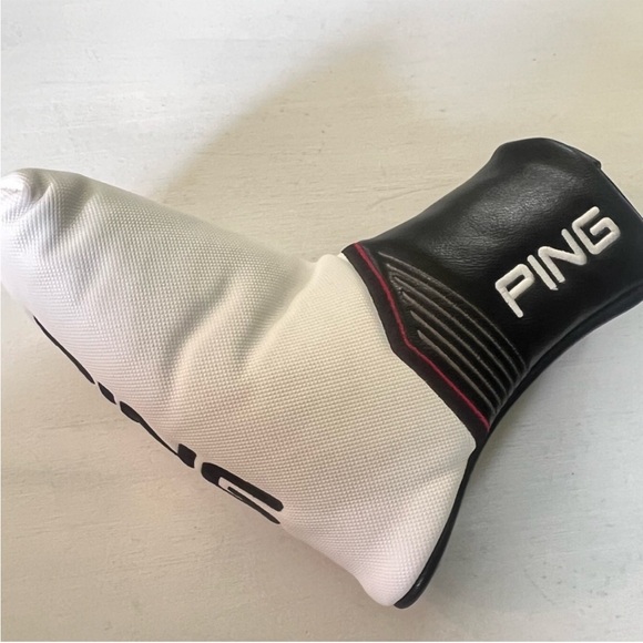 Ping Anser 2021 Black and White Blade Golf Club Putter Headcover NEW Embroidered - Picture 5 of 9